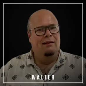 Portret van Walter, schrijver en regisseur